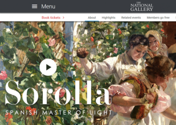 Iberia Sponsors Sorolla Exhibition ad London’s National Gallery