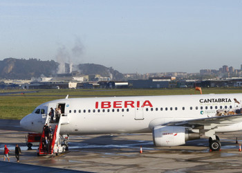 Iberia displays images of Spain's Cantabria region all over Europe