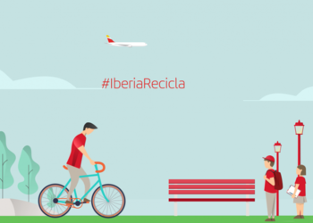 Iberia recycles Cabin Waste
