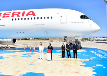 Iberia names new A350 for famed navigator Elcano