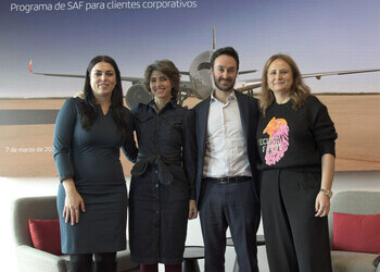 Iberia and Repsol offer sustainable aviation fuel to corporates to reduce the emissions of their business travels