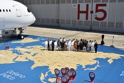 A350 Juan Sebastián Elcano guests