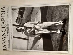 Foto de Mari Pepa Colomer en la portada de La Vanguardia en 1931 (cedida por la familia)