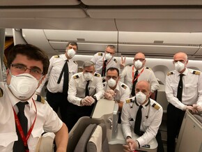 Vuelo Shanghái material sanitario