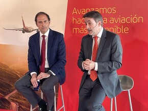 Javier Sánchez-Prieto, CEO de Iberia y Josu Jon Imaz, consejero delegado de Repsol