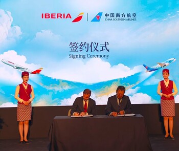 Iberia Expands in Asia with a Codeshare Agreement with China Southern