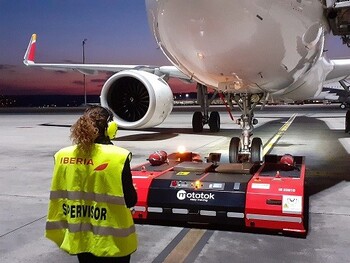 Remotely Controlled Electric Ground Vehicles for Moving Iberia Aircraft at Madrid and Barcelona Airports