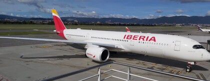 Airbus A350 en Bogotá