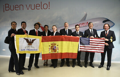 Inauguración vuelo a San Francisco
