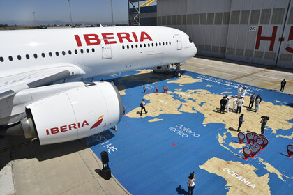 A350 Juan Sebastián Elcano view