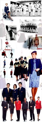 Iberia uniforms through the years