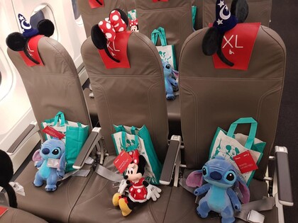 Acción a bordo Iberia-Disneyland Paris